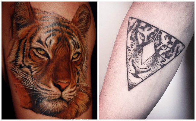 Diseños de tatuajes de tigres