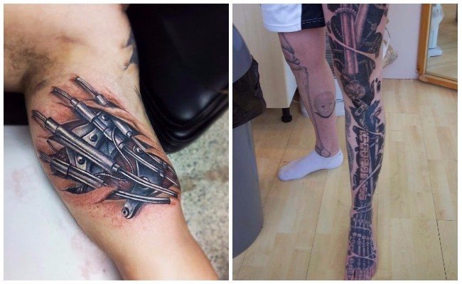 Diseños de tatuajes de engranajes