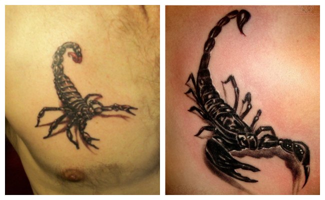 Fotos de tatuajes de escorpiones
