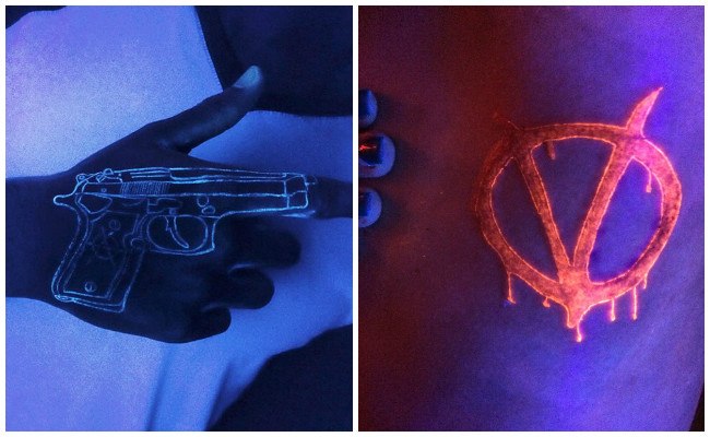 Fotos de tatuajes fluorescentes
