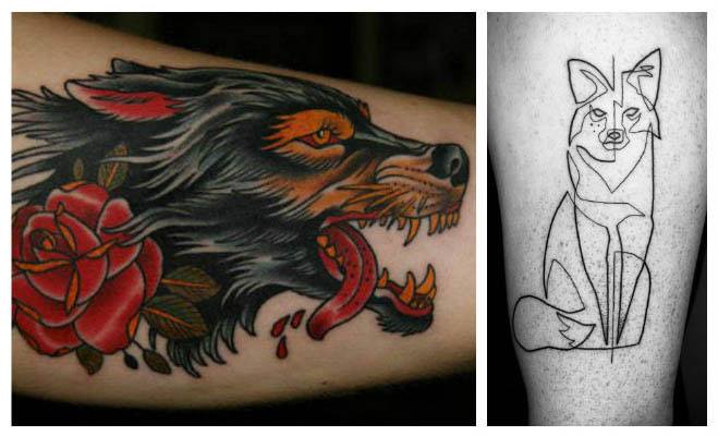 Galería de tatuajes de lobos