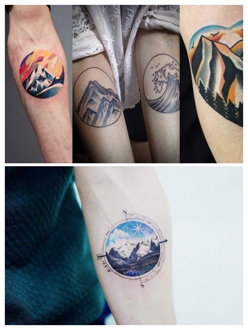 Ideas de diseños de tatuajes de montaña