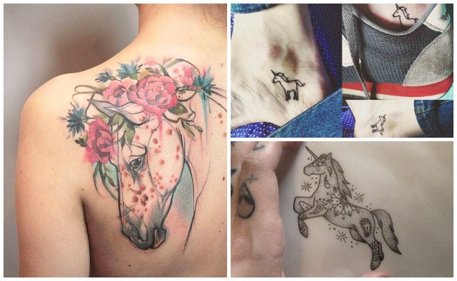 Imágenes de tatuajes de unicornios