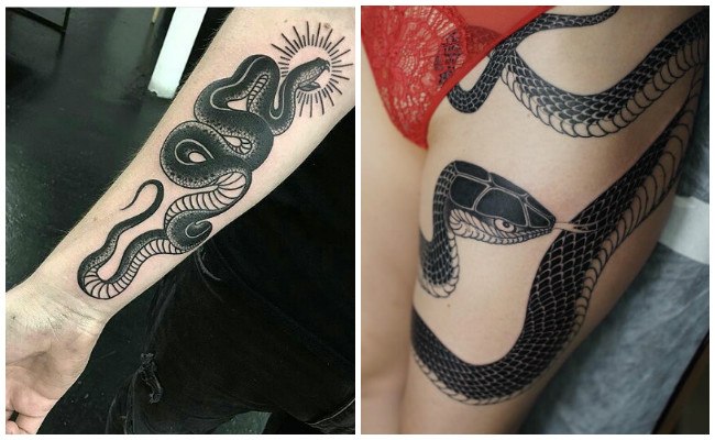 Los mejores tatuajes de serpientes