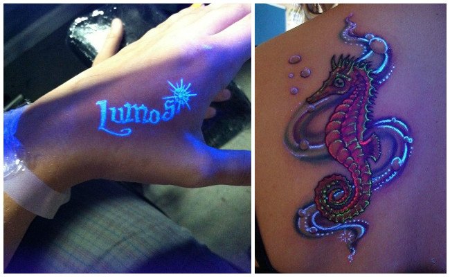 Los tatuajes fluorescentes son permanentes