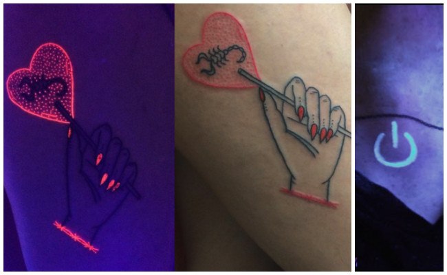 Los tatuajes fluorescentes