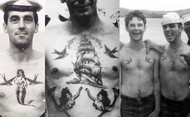 tatuajes de golondrinas marineros