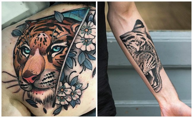 Mejores tatuajes de tigres