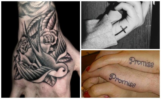 Nombres de tatuajes en la mano