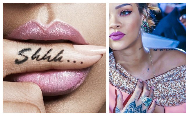 Significado de los tatuajes de Rihanna