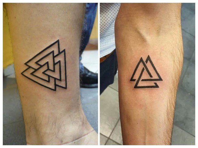 significado tatuaje tres triangulos entrelazados