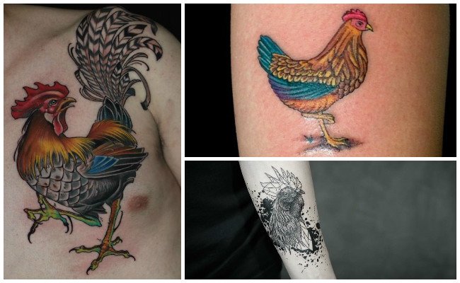 Significado de tatuajes de gallos