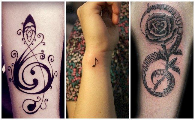Significado de tatuajes de notas musicales