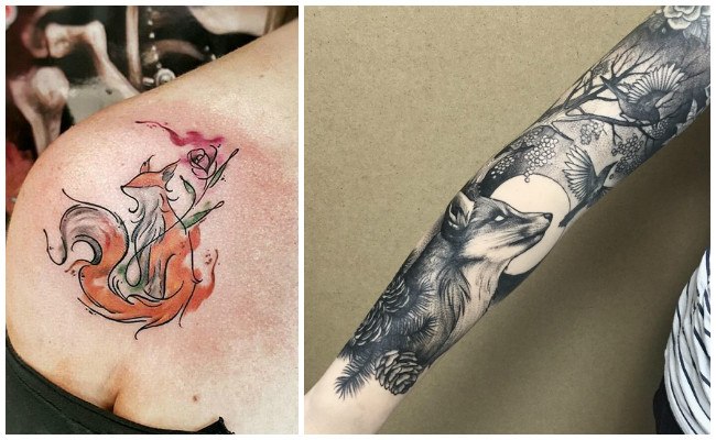 Significado de tatuajes de zorros