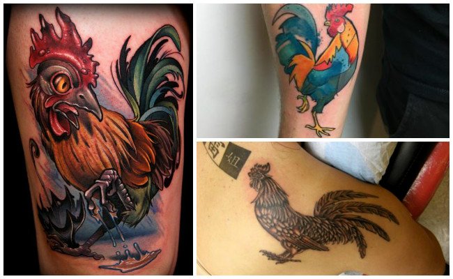Tatuaje de gallo japonés