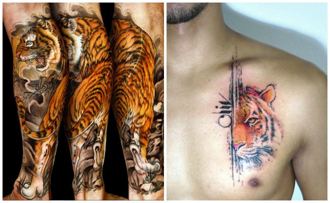 Tatuajes de tigres fotos