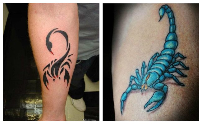 Tatuajes 3d de escorpiones