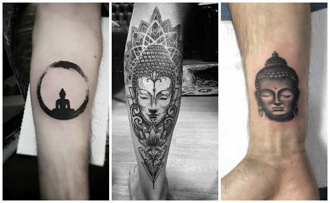 Tatuajes budistas en el brazo