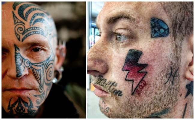 Tatuajes en la cara para hombres