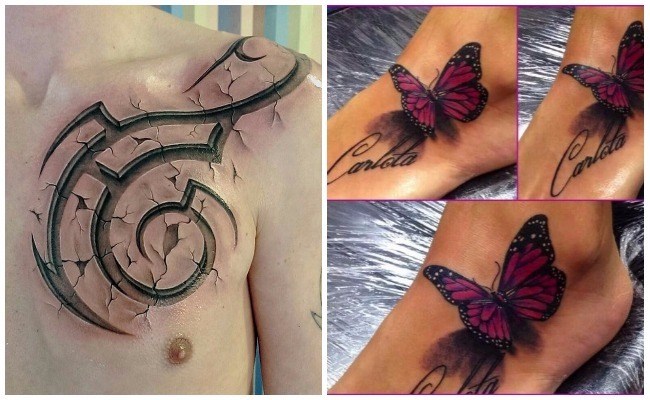 Tatuajes en 3d y diferencia entre tatuajes en tres dimensiones y tatuajes en relieve