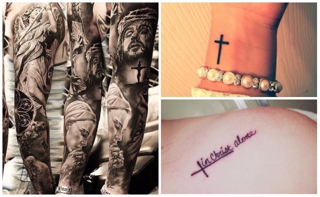 Tatuajes cristianos para hombre