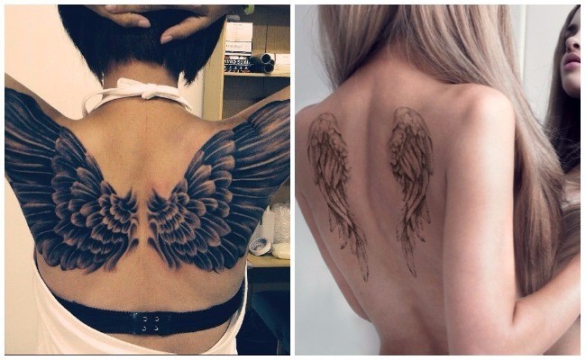 Tatuajes de alas de demonio
