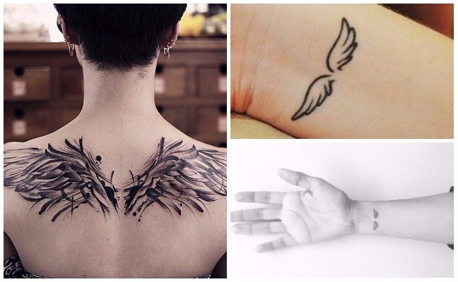 Tatuajes de alas para mujeres