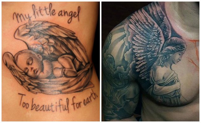 Tatuajes de ángeles de la muerte