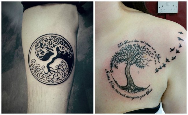 Tatuajes de árbol de la vida para hombres