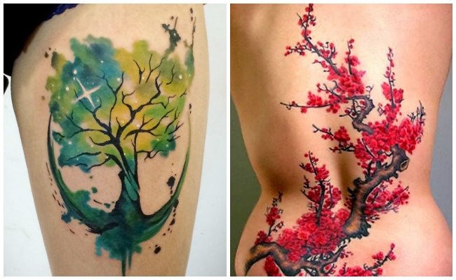 Tatuajes de árboles para hombre