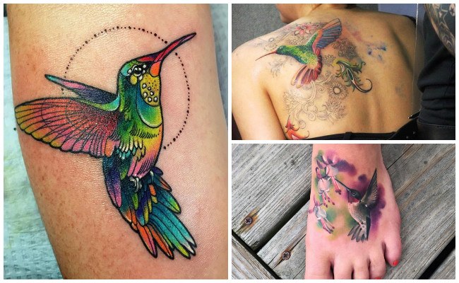 Tatuajes de colibrí
