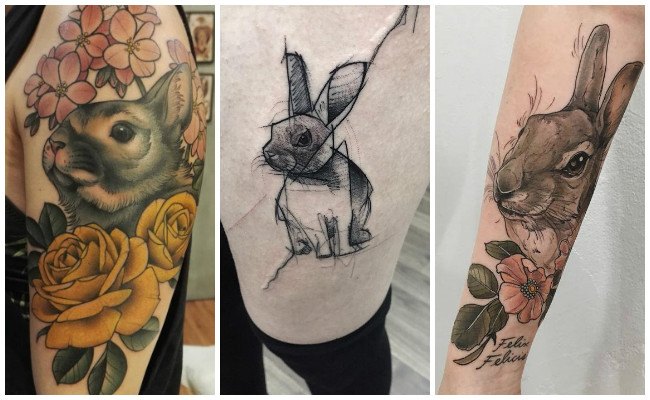 Tatuajes de conejos malos
