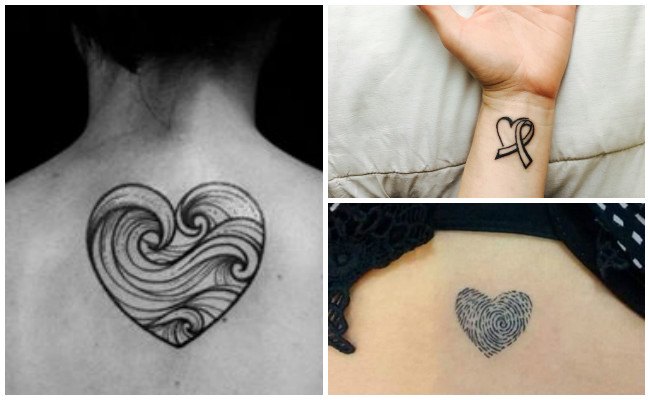 Tatuajes de corazones para hombres