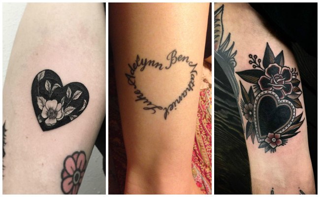 Tatuajes de corazones pequeños