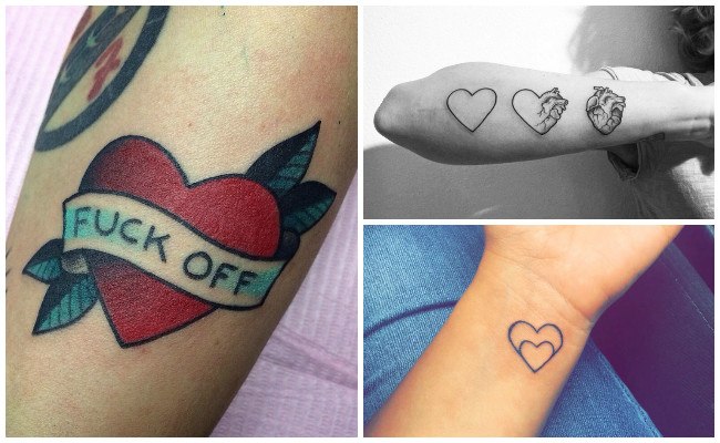 Tatuajes de corazones reales