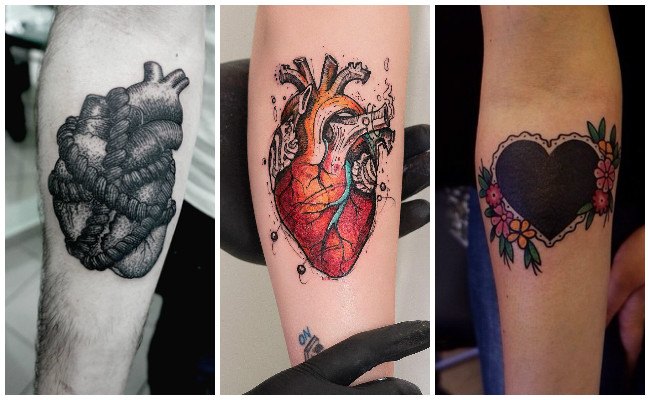 Tatuajes de corazones rotos