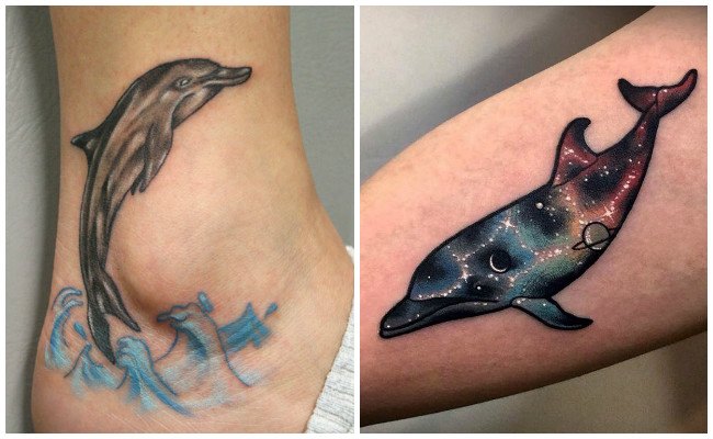 Tatuajes de delfines pequeños
