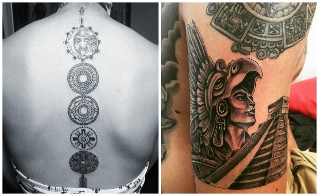 Tatuajes de dioses aztecas