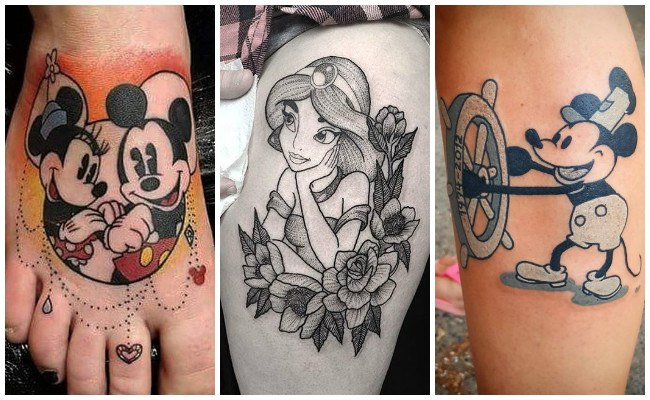 Tatuajes Disney que te trasladarán de nuevo a la infancia