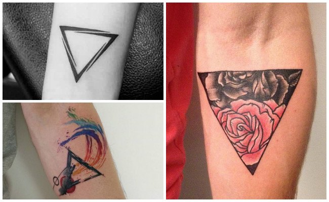 Tatuajes de dos triángulos