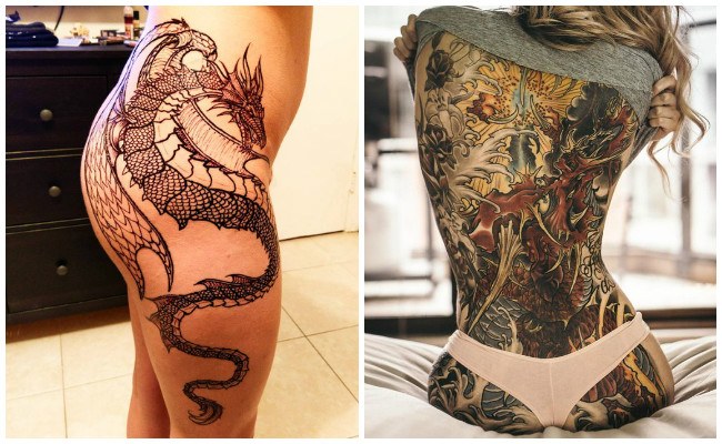 Tatuajes de dragones pequeños