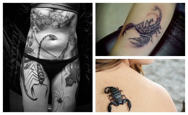 Diseños de tatuajes de escorpiones