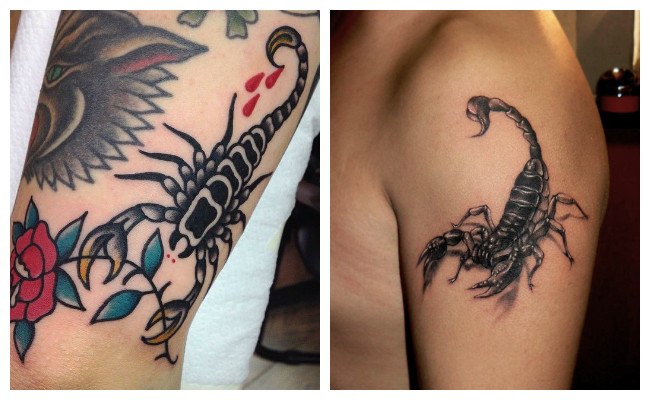 Tatuajes de escorpiones tribales