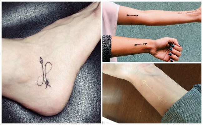 Tatuajes de flechas para mujer