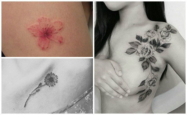 Tatuajes de flores pequeñas