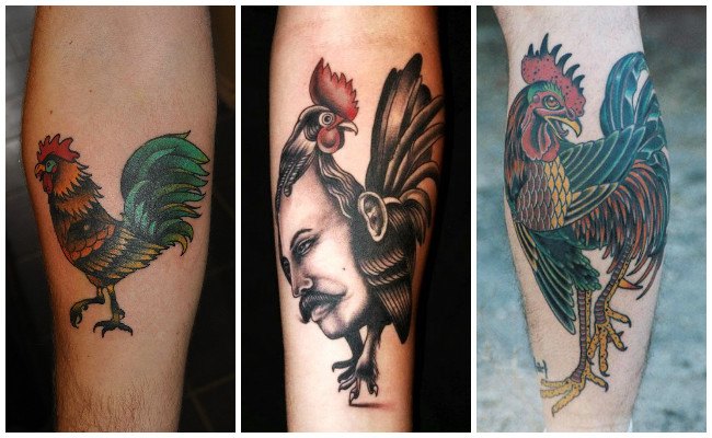 Tatuajes de gallos con fotos