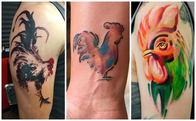 Tatuajes de gallos de pelea