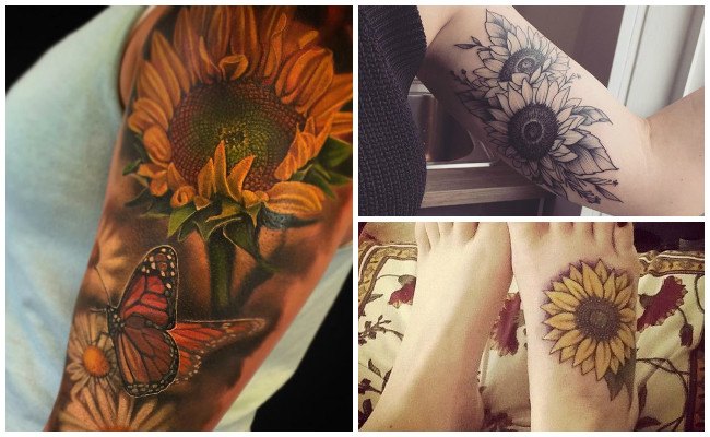 Tatuajes de girasoles y su significado