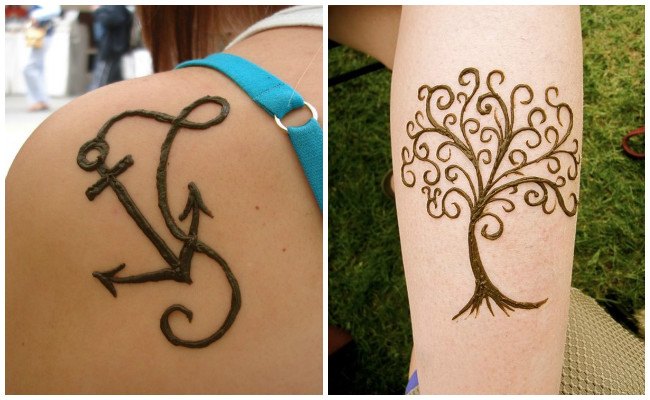 Tatuajes de henna en las manos diseños