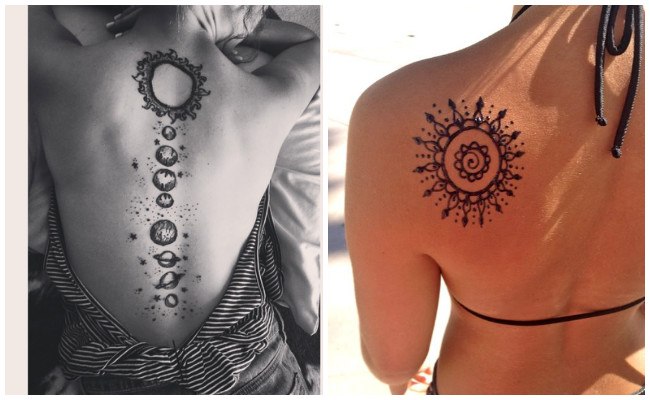 Tatuajes de henna pequeños para mujeres
